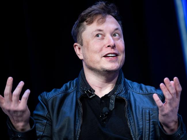 (FILES) In this file photo Elon Musk, founder of SpaceX, speaks during the Satellite 2020 at the Washington Convention Center on March 9, 2020, in Washington, DC. - President Donald Trump sided with Tesla on May 12, 2020, calling for California authorities to allow the reopening of the electric carmaker's assembly plant after company chief Elon Musk said he was defying local authorities. Trump's comments came a day after Musk said he was restarting production at the plant in Fremont, California and after a series of angry tirades against the state's lockdown policies to contain the coronavirus pandemic. (Photo by Brendan Smialowski / AFP)