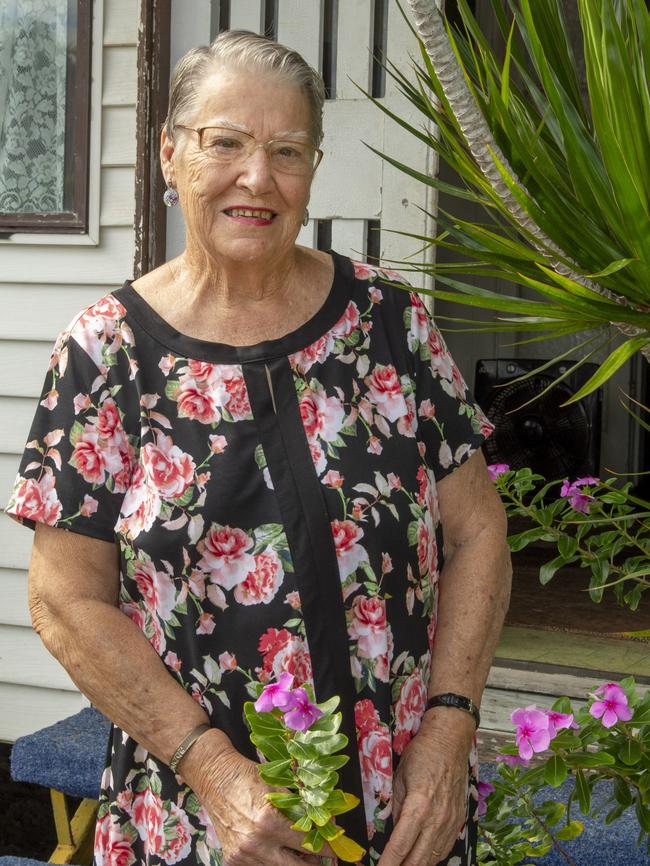 Bessie Baldry is a former School Teacher and mentor to Cathy Freeman at Slade Point Primary School in the 1980's. Photo: Daryl Wright.