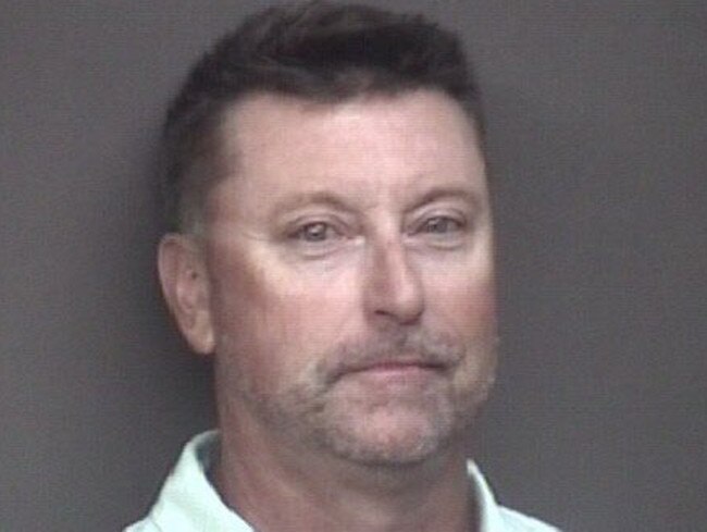 Robert Allenby was arrested for disorderly conduct and criminal trespass. Picture: Supplied.