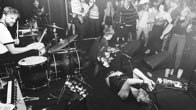 Hobart punk band A Swayze and the Ghosts. Picture: SUPPLIED