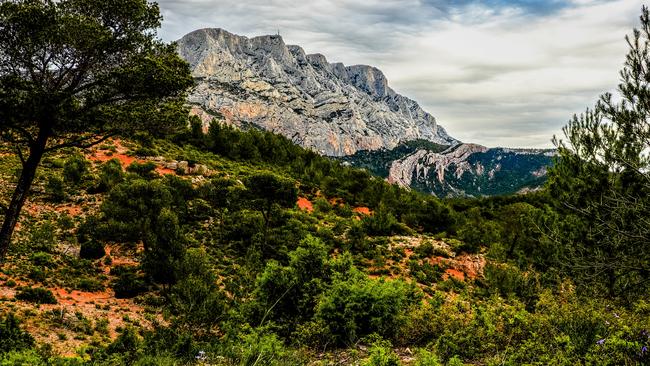 The mountain Sainte Victoire on a cloudy day. Picture: Getty Images.