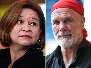 Michelle Guthrie and Peter FitzSimons.