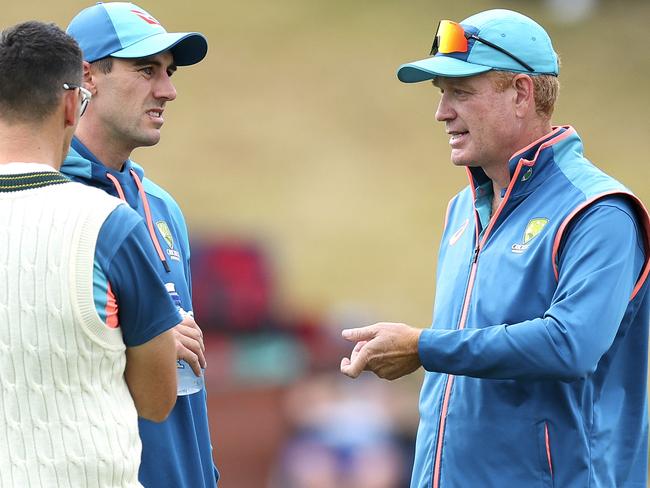 Andrew McDonald will remain head coach of Australian men’s cricket team until the end of 2027. Picture: Hagen Hopkins/Getty Images