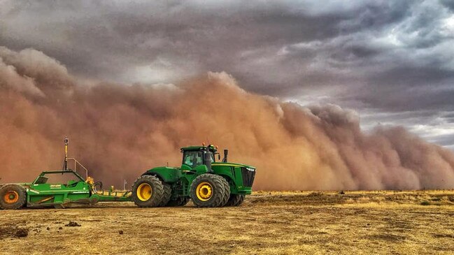 What a scene. Picture: Drew Chislett