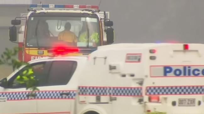 Emergency services were called to the Lifestyle Supports property at Diddillibah in December last year. Picture: Nine News