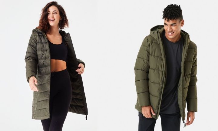 Kmart black 2025 puffer jacket