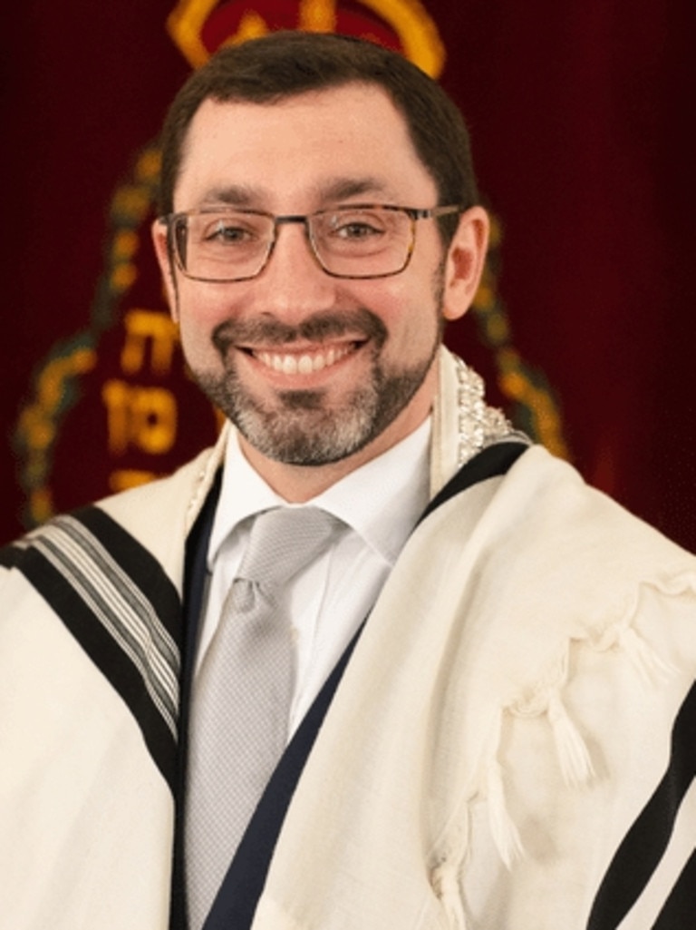 Rabbi Benjamin Elton. Picture: greatsynagogue.org.au