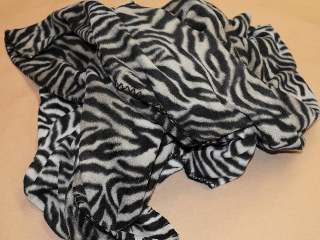The blanket that was found in the rubbish bag with Baby Doe’s remains. Police say it might have been “special to her”.