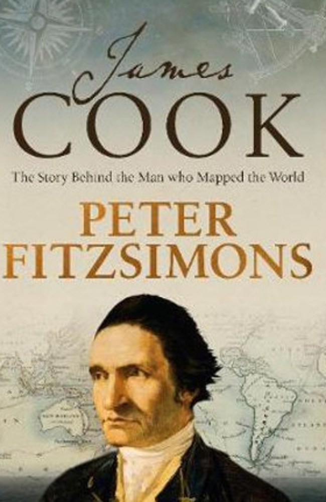 FitzSimons’ biography of Captain James Cook, a source of tension between him and Grant last year.