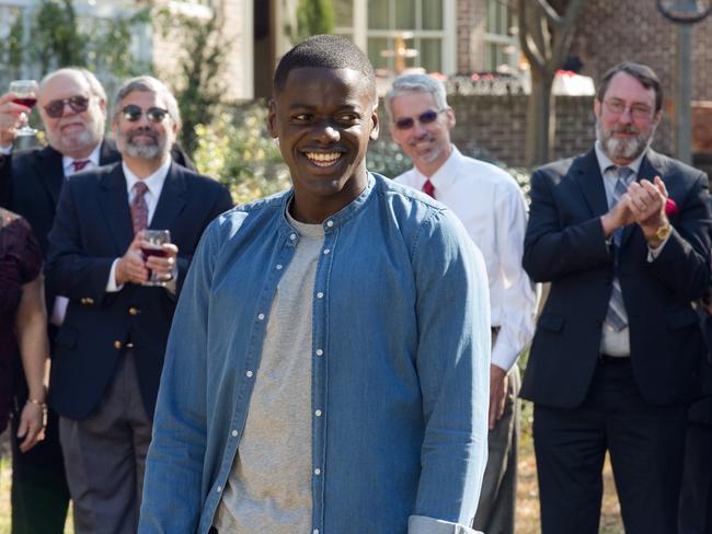 Chris (played by Daniel Kaluuya) arrives to find a significant anniversary for his girlfriend’s family. Picture: Justin Lubin