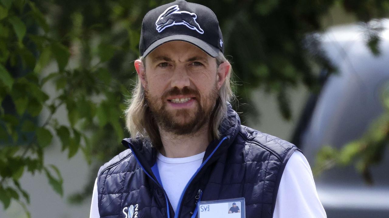 Atlassian chief executive Mike Cannon-Brookes has seen better days. Picture: Kevin Dietsch/Getty Images/AFP