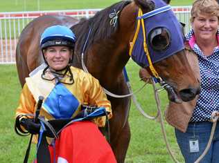 RULED OUT: Jockey Gemma Steele will not be riding at the Rockhampton Newmarket meeting tomorrow due to injury. Picture: Claudia Williams