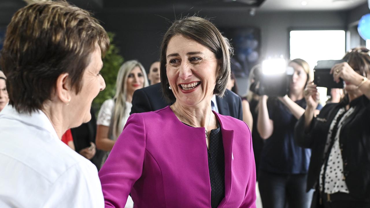 Gladys Berejiklian is not saying a lot about the plans. Picture: Darren Leigh Roberts