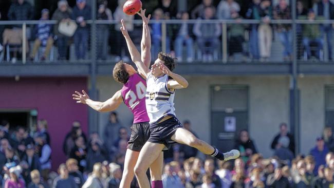 Haileybury taking on Caulfield Grammar. Caulfield player Riley Linke. Picture: Valeriu Campan