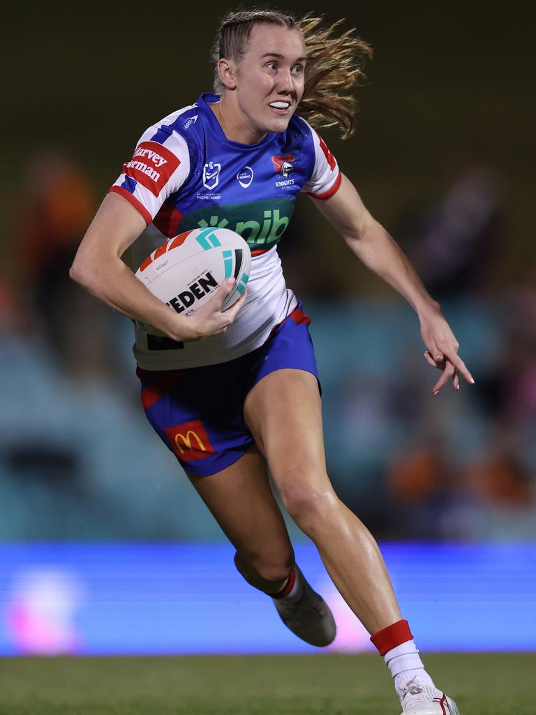 Tamika Upton in action for the Knights. Picture: Getty Images