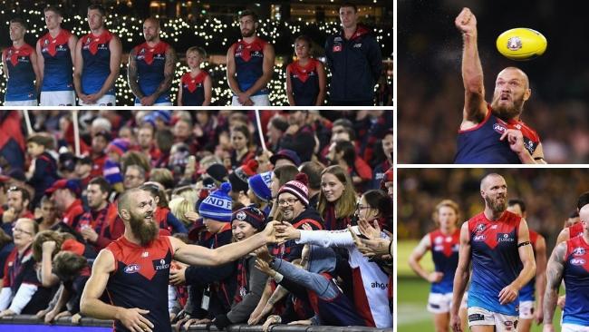 Max Gawn says he's as big a fan of the Demons as every supporter.