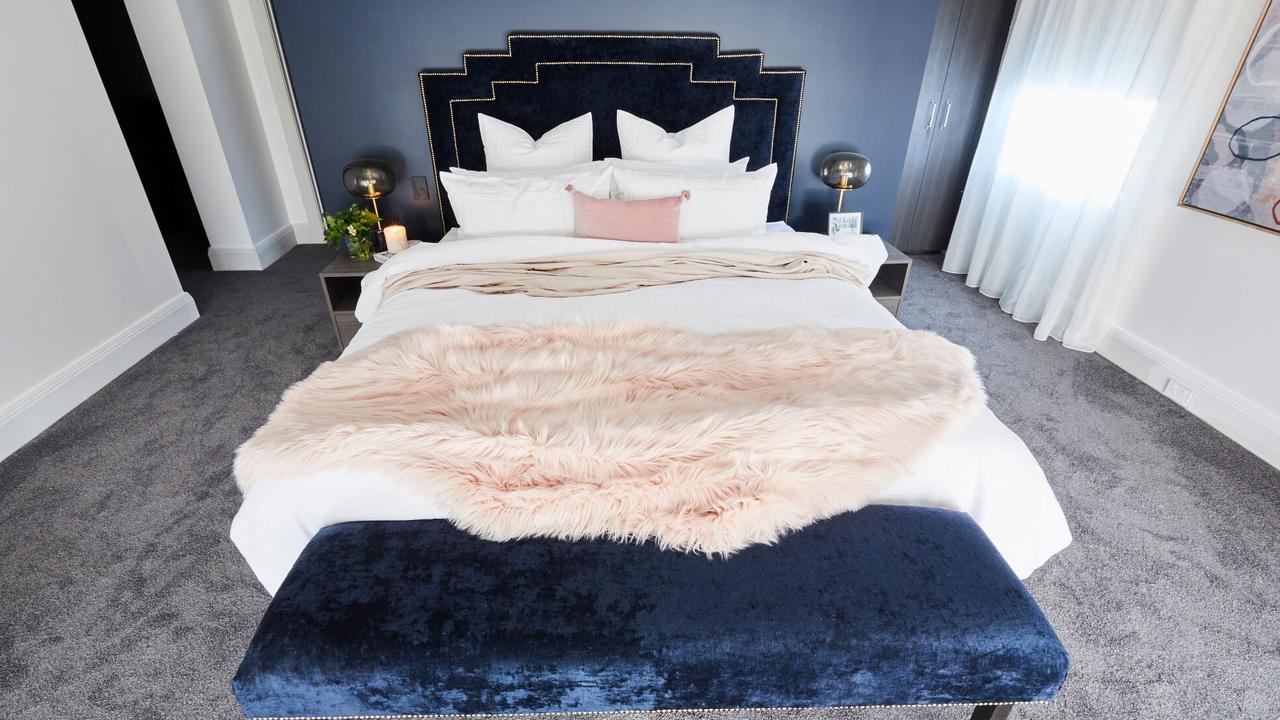 Hayden and Sara redeemed themselves with their royal master bedroom. Source: The Block