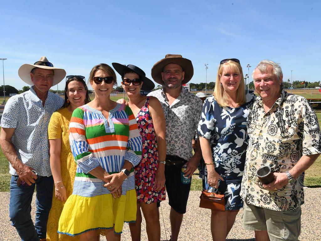 The Ryan family, the Parry family and the Dee family at the Chief Minister's Cup 2022. Picture: (A)manda Parkinson