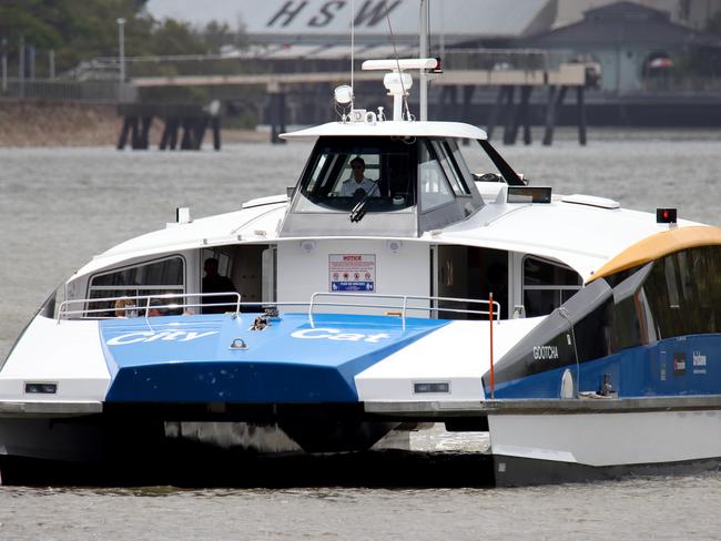 Brisbane City Council City Cat ferry operating on the Brisbane River, Brisbane Thursday 17th December 2020 Picture David Clark