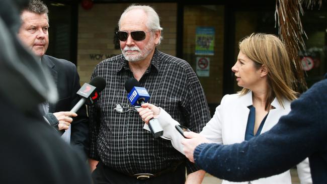 Chris Nelson leaves Woy Woy court after his last appearance when he pleaded guilty. Picture: Peter Clark