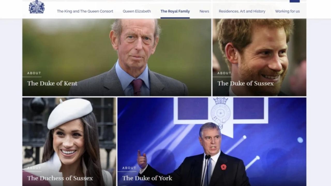 The Royal Family have updated their website.