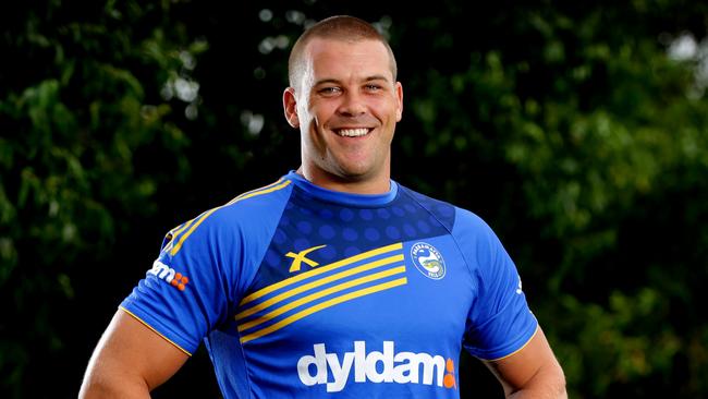 Parramatta Eels forward Danny Wicks after being selected to play this weekend . Wicks is set to be named to make his return to rugby league after five years out of the game that included a stint in prison for drug trafficking .Picture Gregg Porteous