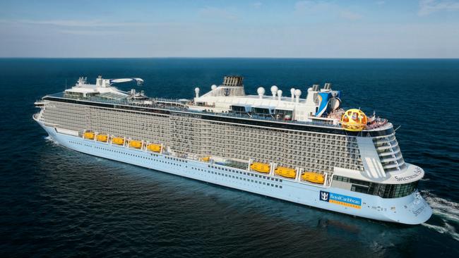 Royal Caribbean’s Spectrum of the Seas, which is based in Shanghai. Picture: Royal Caribbean