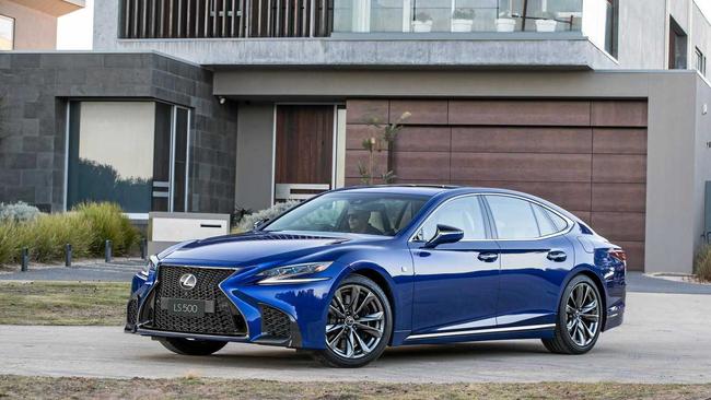 The Lexus LS500 F Sport.