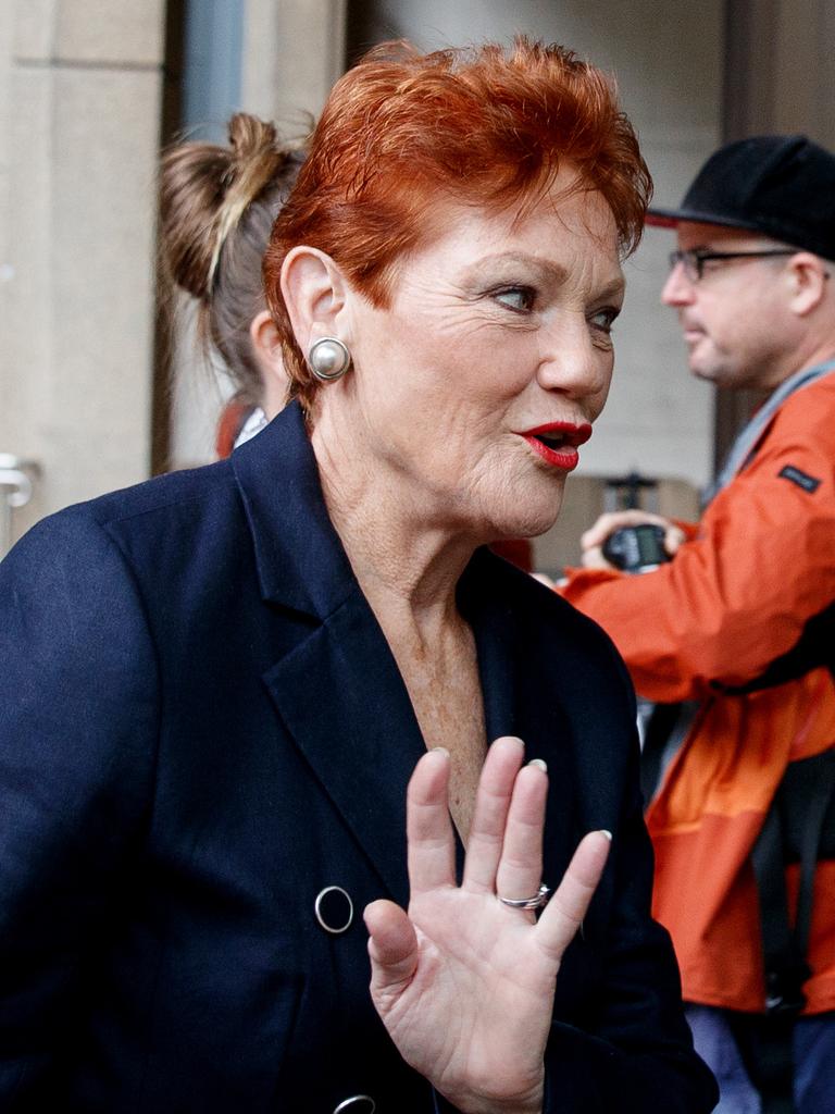 The exchange on X (formerly Twitter) between Senator Hanson and Senator Faruqi was sparked in the wake of the Queen’s death in 2022. Picture: NewsWire / Nikki Short