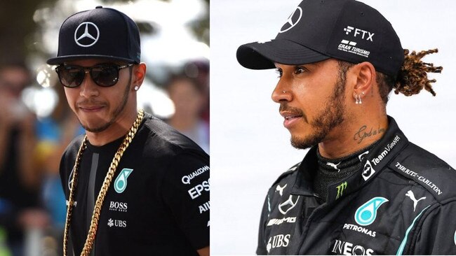 Lewis Hamilton often sports jewellery