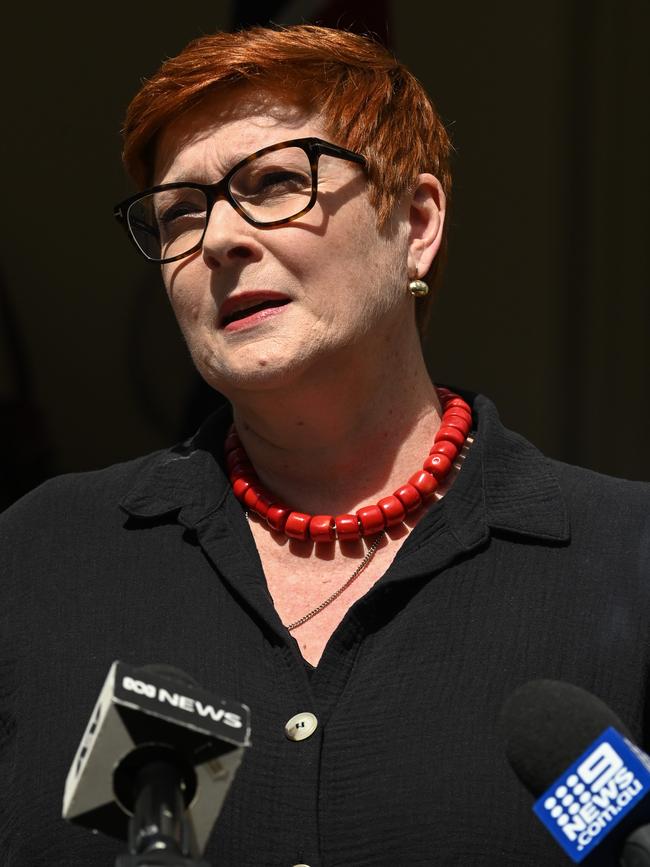 Foreign Minister Marise Payne