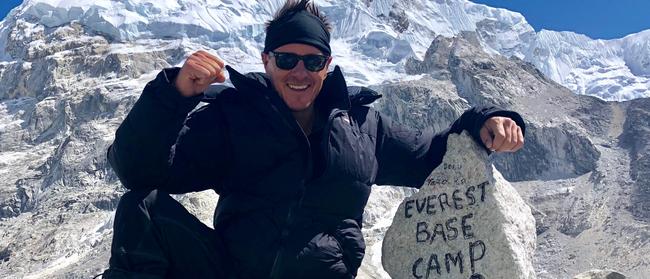 Gold Coast radio broadcaster Luke Bradnam has been keeping himself busy including a successful trek to Everest Base Camp.