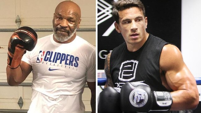 Mike Tyson is back, but he isn’t interested in facing Sonny Bill Williams. Credit: Instagram, News Corp.