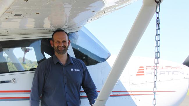 NEW HORIZONS: TAFE NSW aviation Team Leader Andrew Trease said they're excited to be training the next generation of pilots in Lismore. Photo: Alison Paterson