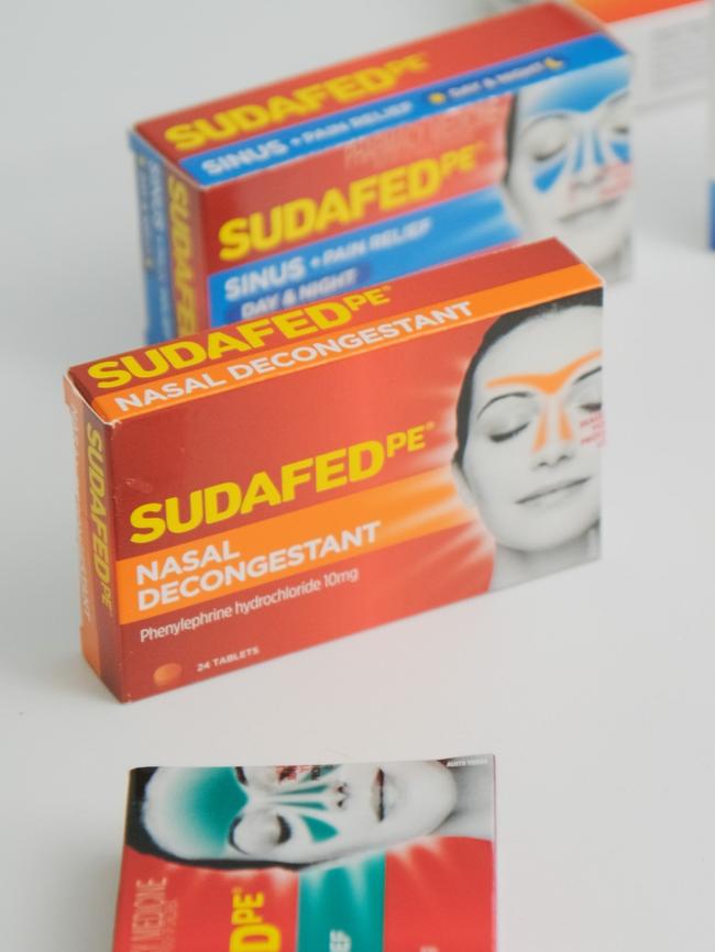 Sudafed PE and Codral brands are caught up in the class action.