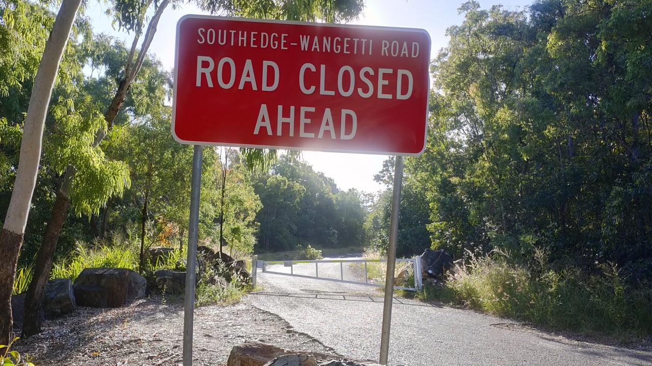 Southedge-Wangetti Rd known locally as Quaid Rd gained planning permission in 1983 but was never gazetted as public road. Picture: Peter Carruthers