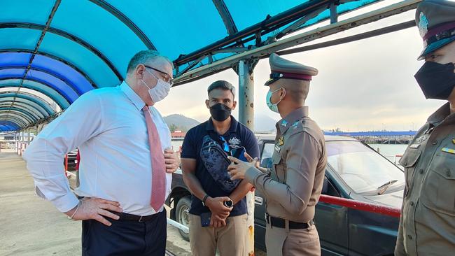 Australia's Ambassador to Thailand Allan McKinnon making sure Shane Warne's body was respectfully cared for in transit.