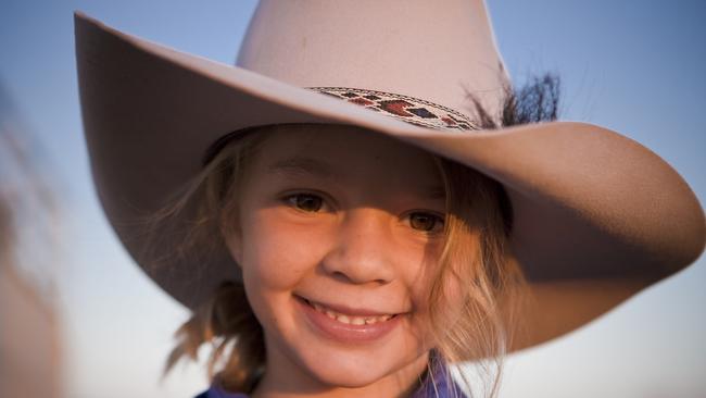 Amy ‘Dolly’ Everett modelled or Akubra hats when she was a little girl.