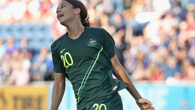 Sam Kerr is a huge fan of Usain Bolt’s bid to make a career in football.