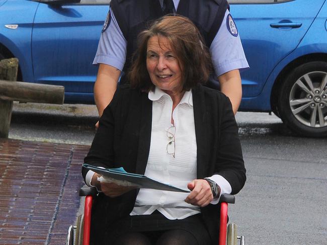 Sue Neill-Fraser arrives at the Launceston Supreme Court for an appearance in 2018. Picture: BRUCE MOUNSTER