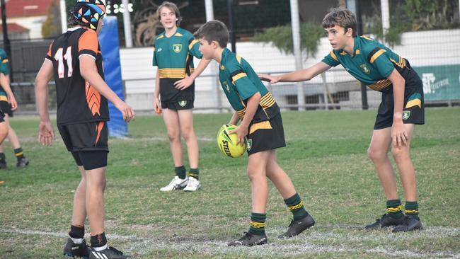 Rockhampton District Secondary Schools Rugby League grand finals, Year 8C, Chanel College, Gladstone, versus Glenmore State High, Browne Park, September 7, 2022.