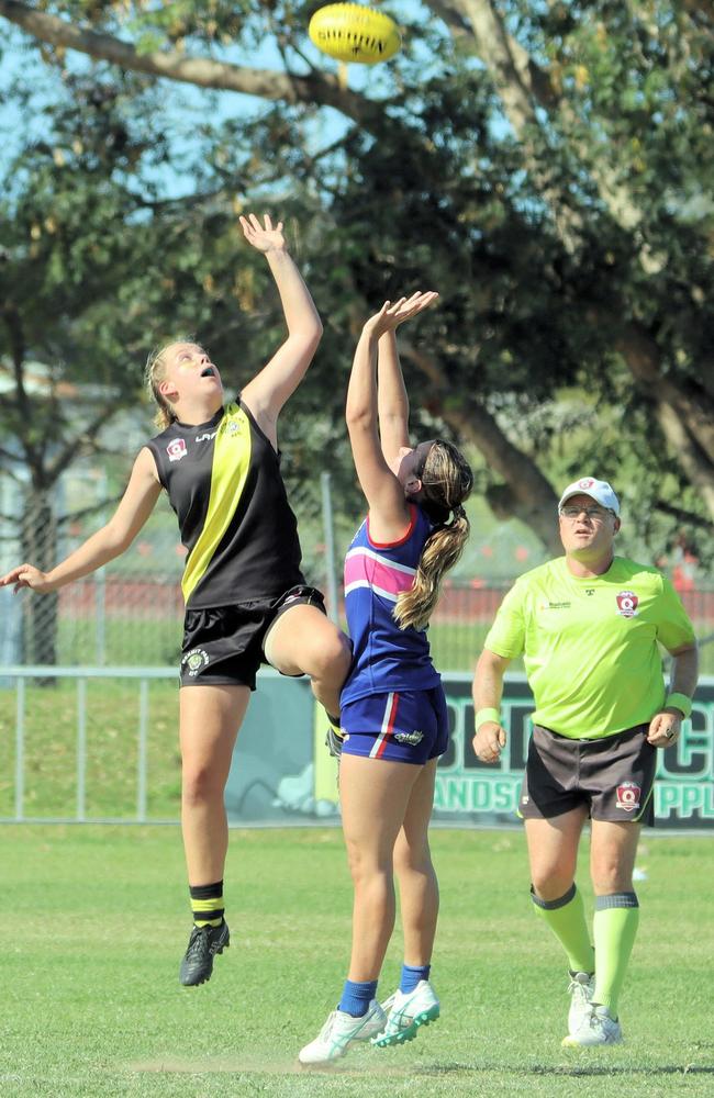 Hermit Park Tigers rising star Zienna Newling. Picture: John Zohn.