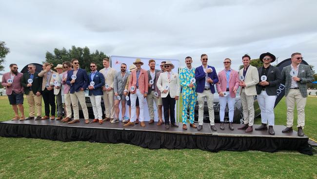 Men's fashion on the field at the Rockhampton Jaguar Land Rover Pop-Up Polo on June 3, 2023. Picture: Aden Stokes