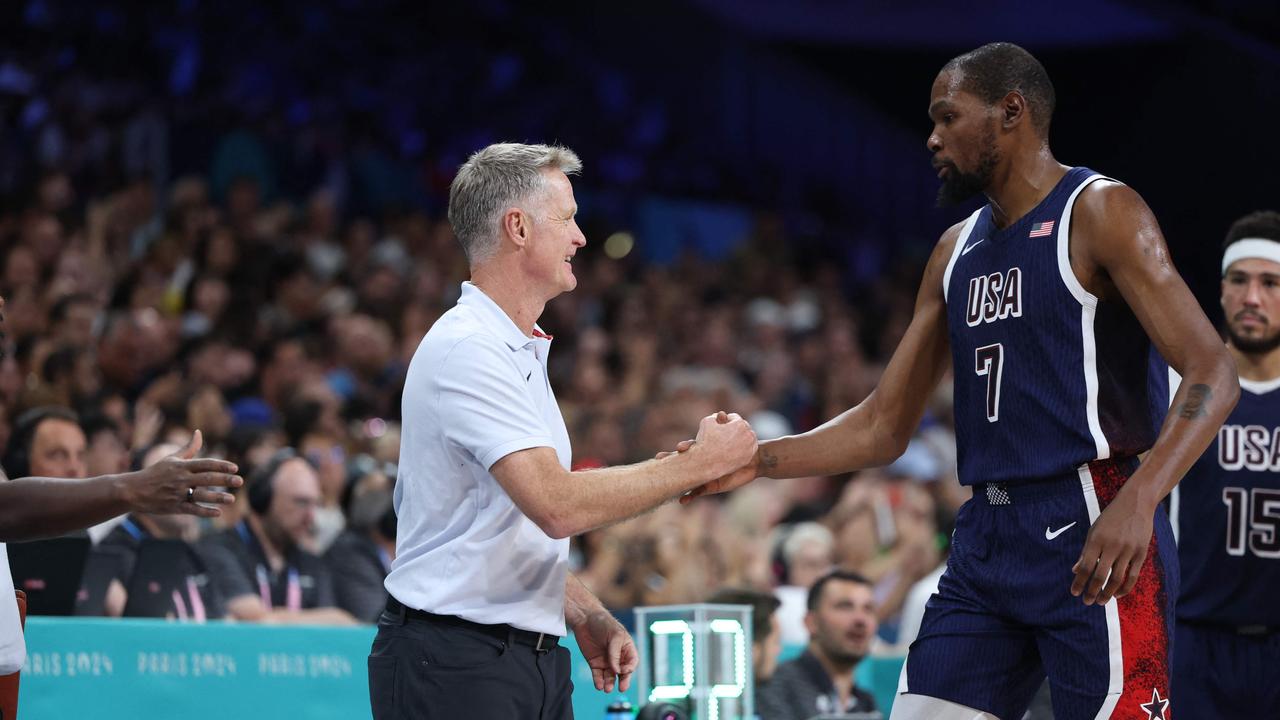 Durant was the key man off the bench for Team USA. (Photo by Thomas COEX / AFP)