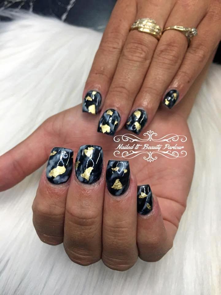 Photos of Brodie's work at Nailed It Beauty Parlour. Picture: Contributed