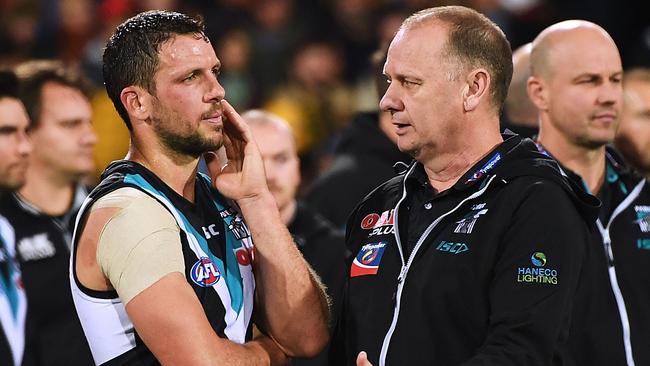 The curious case of Ken Hinkley. Picture: Getty Images