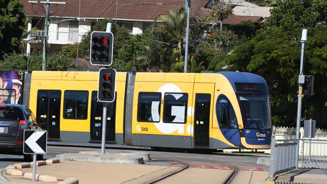 A $20 million business case has been completed on extending the light rail to Burleigh. Picture: Mike Batterham