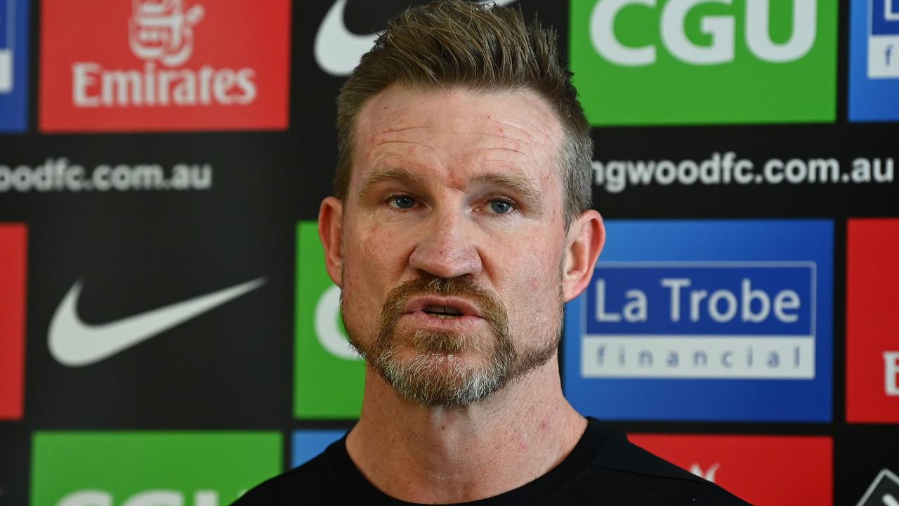 Nathan Buckley knows Collingwood has hit the reset button. Picture: Getty Images