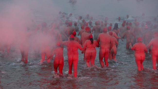 The 2023 Nude Solstice Swim. Picture: Nikki Davis-Jones