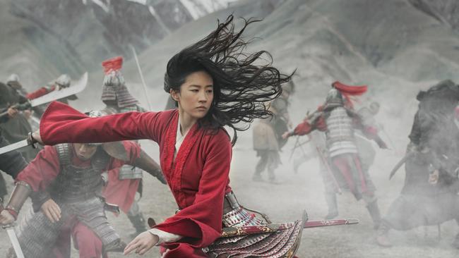 Mulan (Yifei Liu) takes her father’s place in the emperor’s army. Photo: Jasin Boland